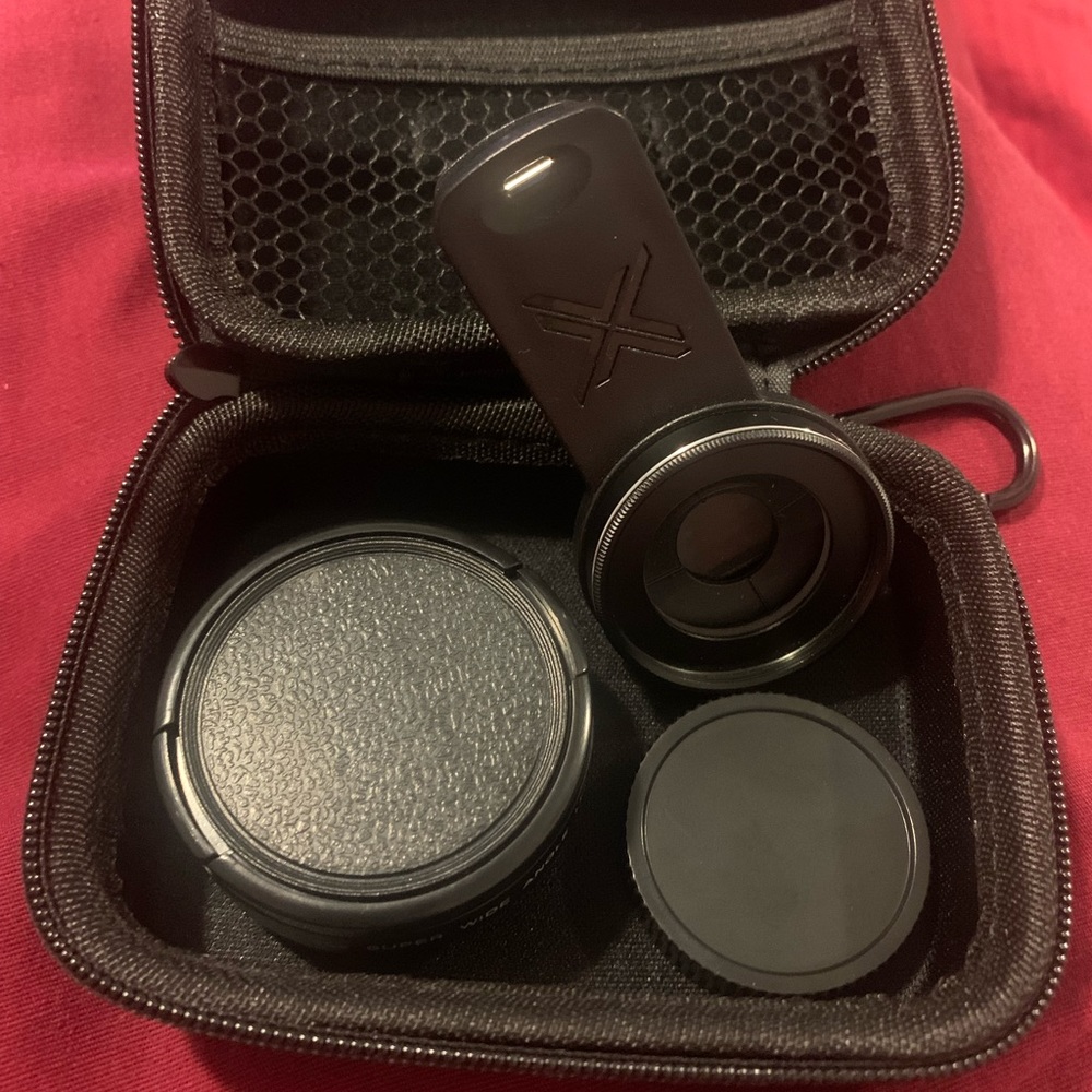 Lenses in great condition with case